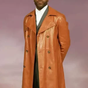 Bridgerton S04 Will Mondrich Leather Coat