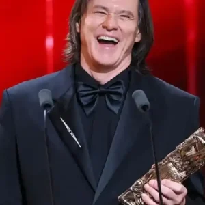 César Award Jim Carrey Black Blazer Men