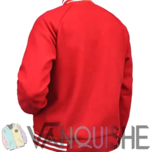 Disney World Mickey Mouse Red Varsity Jacket For Men and Women