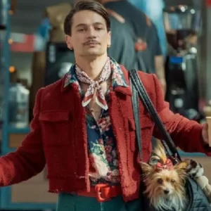 Eat Pray Bark Doga Gürer Red Jacket