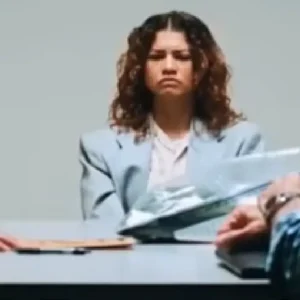 Euphoria S03 Zendaya Blue Blazer For Women