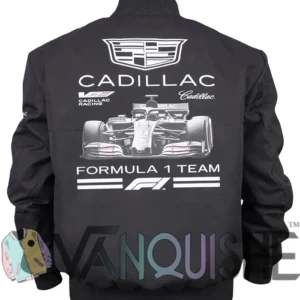 F1 Team Cadillac Black Jacket Back