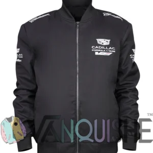 F1 Team Cadillac Black Jacket Front