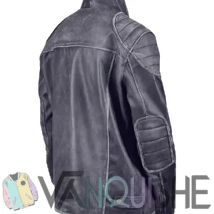 Full Grain Buffalo Grey Leather Jacket On Sale For Men and Women