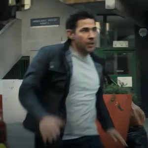 Ghost War 2026 John Krasinski Suede Jacket