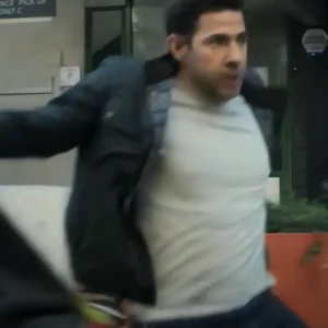 Ghost War 2026 John Krasinski Suede Jacket