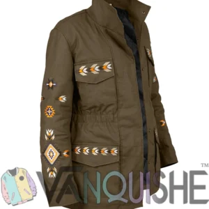 Grey’s Anatomy Camilla Luddington Green Jacket Side Look