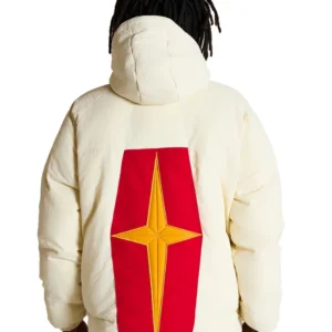 Gundam RX-78-2 White Puffer Jacket Back
