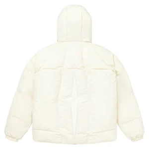 Gundam RX78 White Puffer Jacket Back