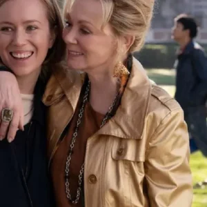 Hacks S05 Jean Smart Golden Leather Coat For Sale