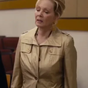 Hacks S05 Jean Smart Golden Leather Coat On Sale