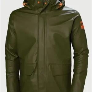 Helly-Hansen Workwear Gale Olive Rain Jacket