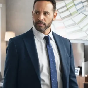 High Potential S02 Daniel Sunjata Blue Blazer