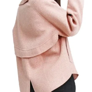 Home and Away Ally Harris Pink Coat Back Look