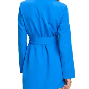 Home and Away Mackenzie Booth Blue Coat Back Look