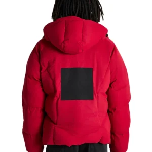 Hypland Gundam Zaku Red Puffer Jacket Back
