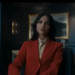 In The Grey Eiza González Red Blazer