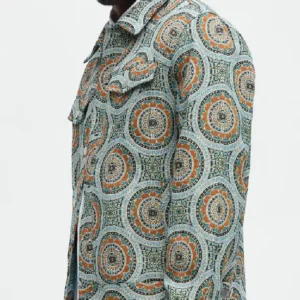 Jordan McCullough Trip Tepestry Trucker Jacket For Men and Women
