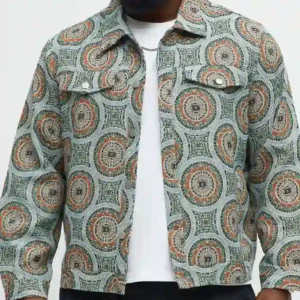 Jordan McCullough Trip Tepestry Trucker Jacket On Sale