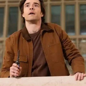 Law and Order SVU S27 Corey Cott Brown Jacket Front