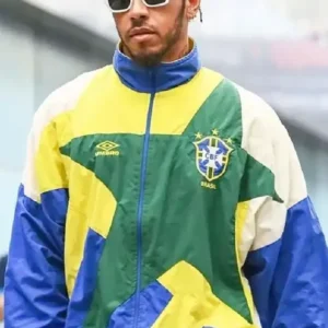 Lewis Hamilton Brazil Track Jacket For Men