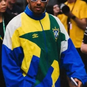 Lewis Hamilton Brazil Track Jacket Front