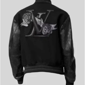 Louis Vuitton Monogram Embossed Leather Jacket On Sale