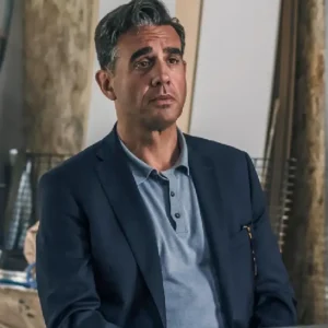 Man on Fire 2026 Paul Rayburn Navy Blue Blazer