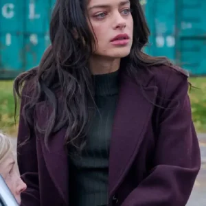 Memory of a Killer S01 Odeya Rush Wool Coat