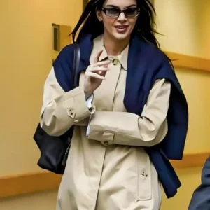 Milan 2026 Kendall Jenner Car Coat Front