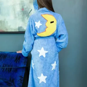 Moon And Stars Bathrobe On Sale