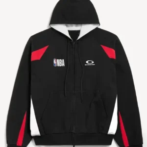 NBA Balenciaga Oversized Hoodie Black