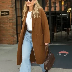 NYC Molly Sims Brown Coat For Women
