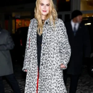 NYC Nicole Kidman Print Coat