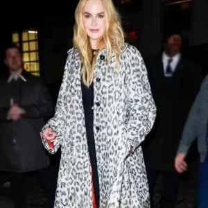 NYC Nicole Kidman Print Coat For Women