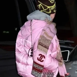 NYC Timothee Chalamet Pink Puffer Jacket On Sale