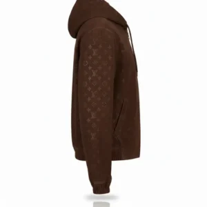 Olympic LV Jake Paul Brown Hoodie Side Look