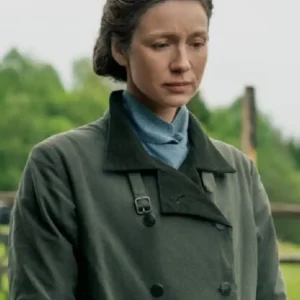 Outlander S07 Caitriona Balfe Green Coat