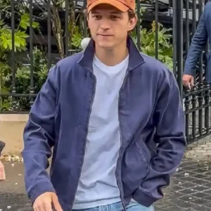 Paris 2026 Tom Holland Blue Jacket