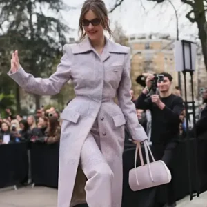 Paris Fashion Barbara Palvin Week Coat On Sale