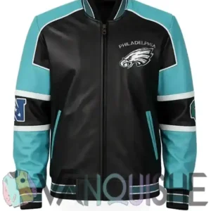 Philadelphia Eagles Bomber Leather Jacket