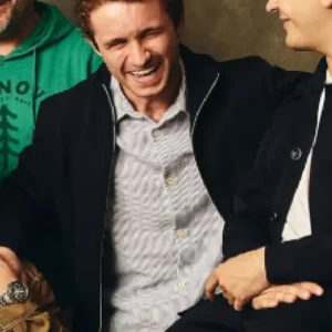 Pizza Movie Sean Giambrone Black Jacket On Sale For Men