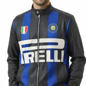 Plateau Inter Milan Leather Jacket Front