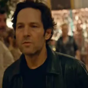 Power Ballad Paul Rudd Leather Jacket For Men