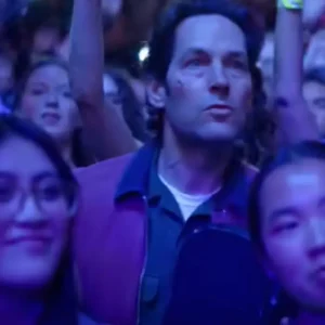 Power Ballad Paul Rudd Maroon Jacket For Men