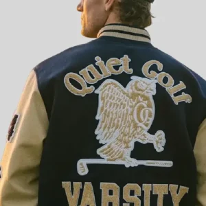 Quiet Golf Varsity Jacket On Sale