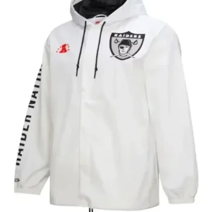 Raiders Team Coaches White Hoodie