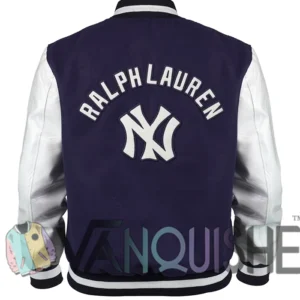 Ralph Lauren Yankees Varsity Jacket Back Look