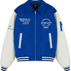 Represent Racing Varsity Jacket Blue