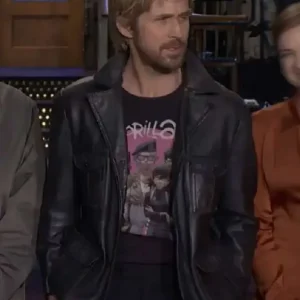 SNL Promo Ryan Gosling Leather Jacket